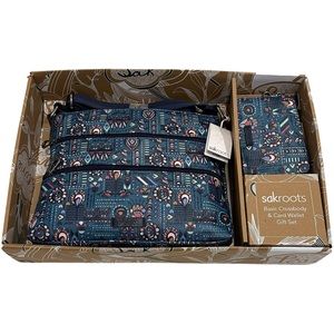 Sakroots Crossbody Purse & Card Wallet Gift Set